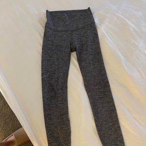 Lululemon Wunder Under Graphite Leggings
